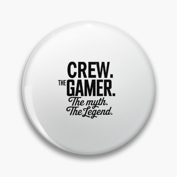 Item preview, Crew The Gamer The Myth The Legend Crew Name - Funny Gamer Quote design designed and sold by Oussinc.