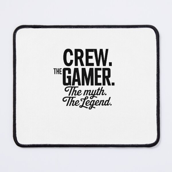 Artikelvorschau, Crew Der Gamer Der Mythos Die Legende Crewname - Lustiges Gamer-Zitat-Design entworfen und verkauft von Oussinc.