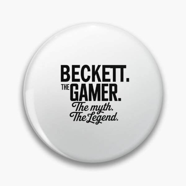 Item preview, Beckett The Gamer The Myth The Legend Beckett Name - Funny Gamer Quote design designed and sold by Oussinc.