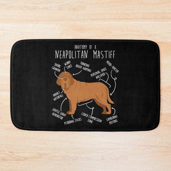 Item preview, Mahogany Neapolitan Mastiff Dog Anatomy designed and sold by Clara Hollins.