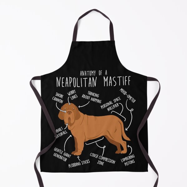 Item preview, Mahogany Neapolitan Mastiff Dog Anatomy designed and sold by Clara Hollins.