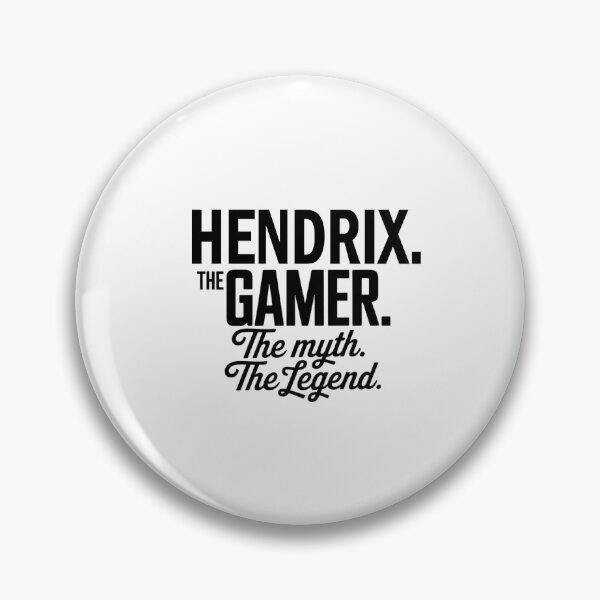 Item preview, Hendrix The Gamer The Myth The Legend Hendrix Name - Funny Gamer Quote design designed and sold by Oussinc.