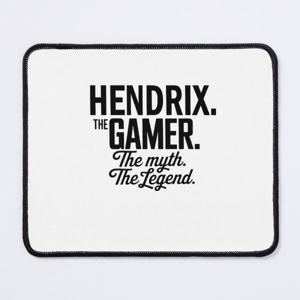Item preview, Hendrix The Gamer The Myth The Legend Hendrix Name - Funny Gamer Quote design designed and sold by Oussinc.