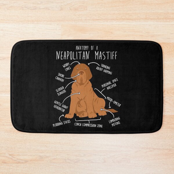 Item preview, Mahogany Neapolitan Mastiff Dog Anatomy designed and sold by Clara Hollins.