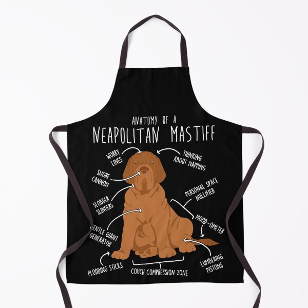 Item preview, Mahogany Neapolitan Mastiff Dog Anatomy designed and sold by Clara Hollins.