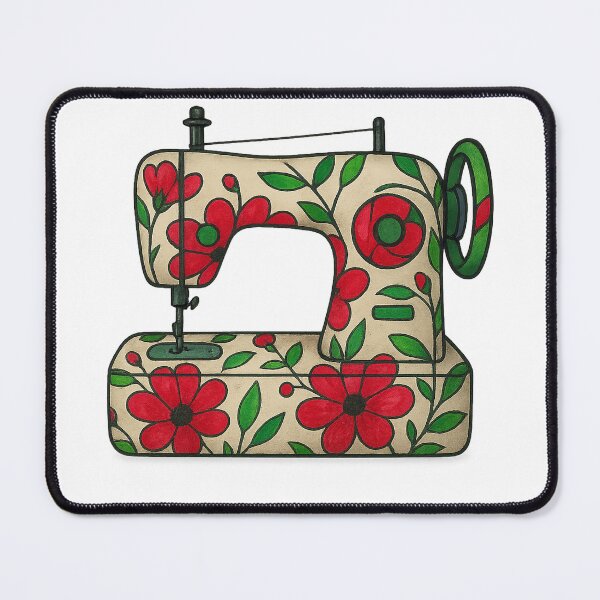 Item preview, Floral Sewing Machine designed and sold by Pacika.