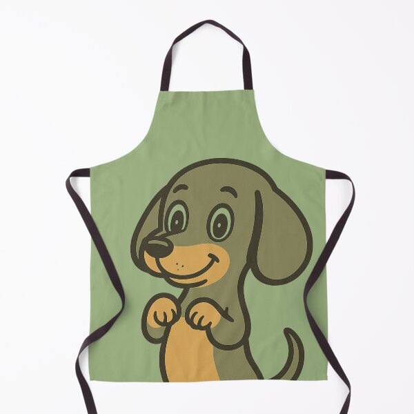 Item preview, Retro Dachshund – Begging Cartoon on Hind Legs designed and sold by Doxie Life.