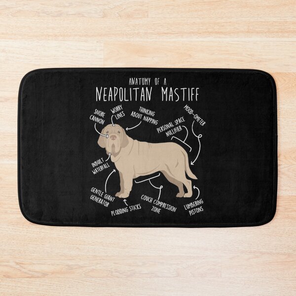 Item preview, Tawny Neapolitan Mastiff Dog Anatomy designed and sold by Clara Hollins.