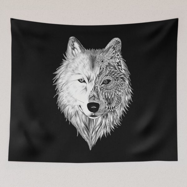 Item preview, Wolf Face	 designed and sold by arslgnej35.
