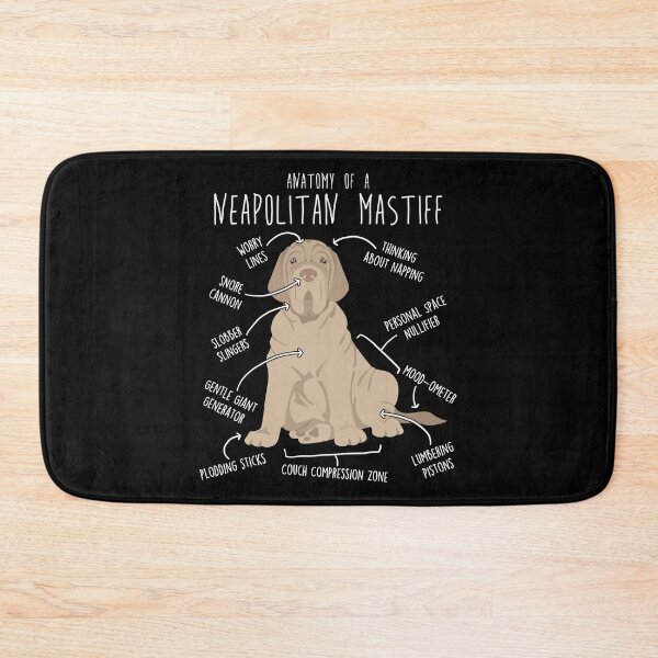 Item preview, Tawny Neapolitan Mastiff Dog Anatomy designed and sold by Clara Hollins.