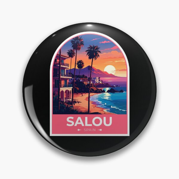 Item preview, Salou Spain Sticker designed and sold by TulipaGraphics.
