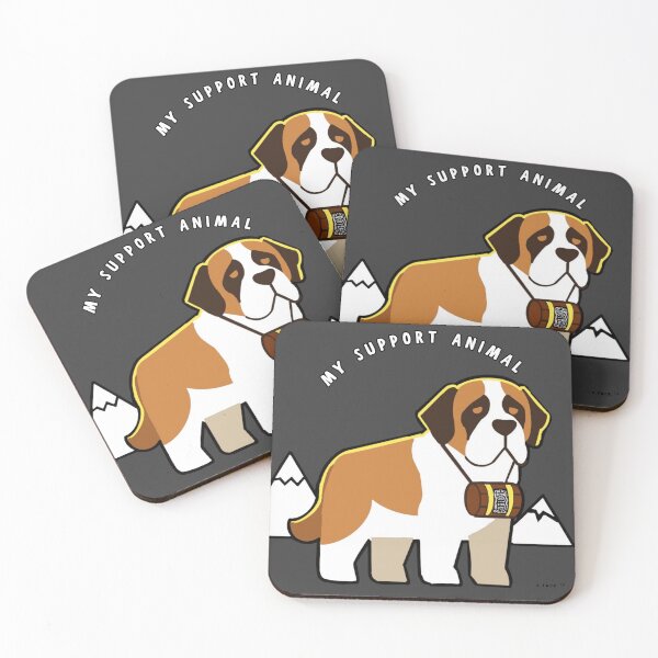 Item preview, MY SUPPORT ANIMAL DOG HUMOR designed and sold by Arty-Coop.