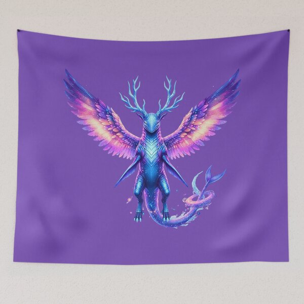 Item preview, Astral Kirin Sovereign | The Celestial Stag with Nebula Wings designed and sold by E-SarnEdge.