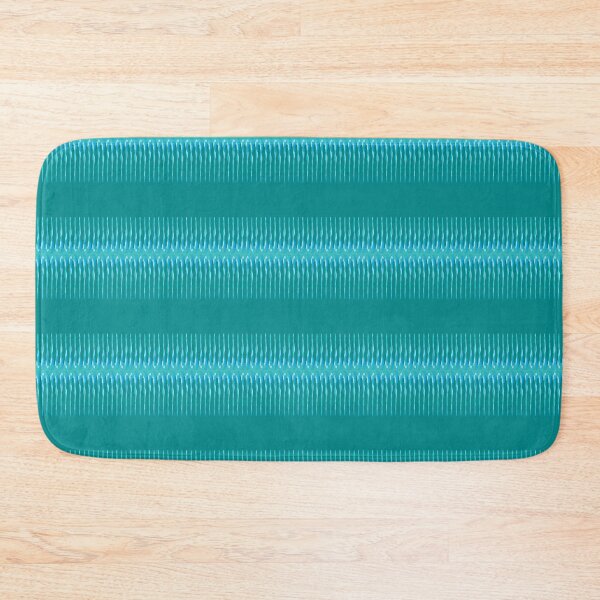 Item preview, Spiky Watercolor Stripes on Teal designed and sold by JaygiesDesign.