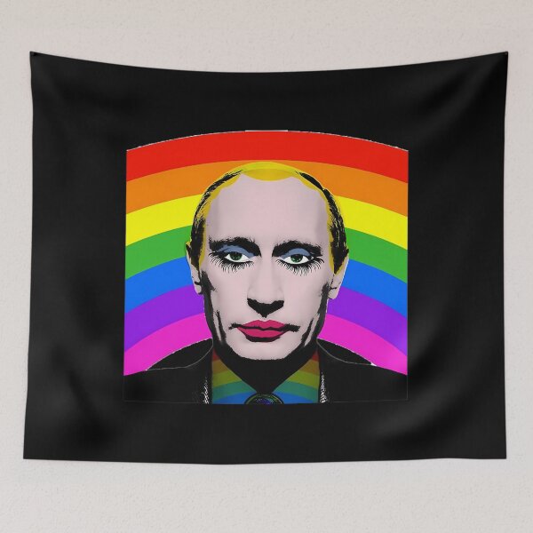 Aperçu de l'œuvre Vladimir Poutine, clown gay créée et vendue par kxkoajjmva17.