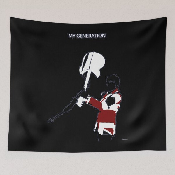 Item preview, Townshend Smashing Guitar Minimalist Art Graphic 	 designed and sold by nzbuljqv59.