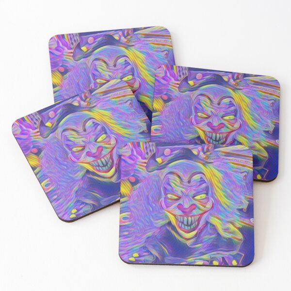 Item preview, Psychedelic Evil Clown with Hat In Harmonize designed and sold by Fearless-Fox.