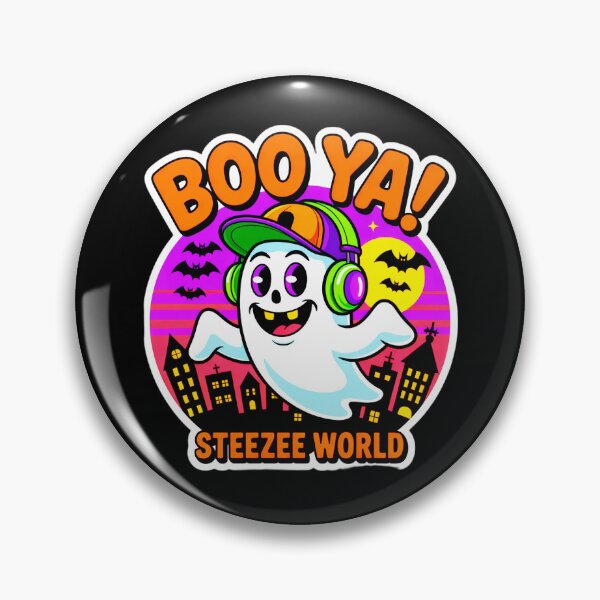 Item preview, Boo Ya! Halloween Ghost  designed and sold by SteezeeStore.