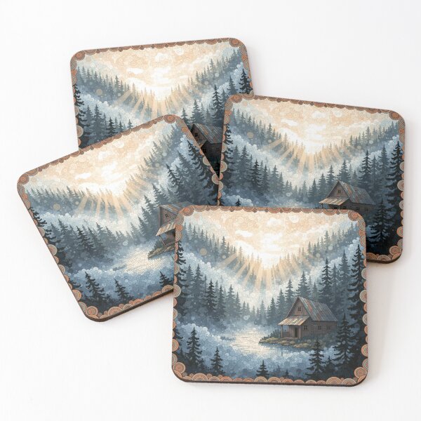Item preview, First Light in the Pines designed and sold by cryolith7454.