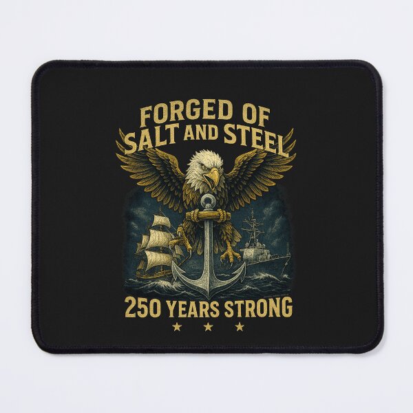Item preview, Salt and Steel – U.S. Naval Ships 250th Anniversary Vintage designed and sold by ZboncakReba.
