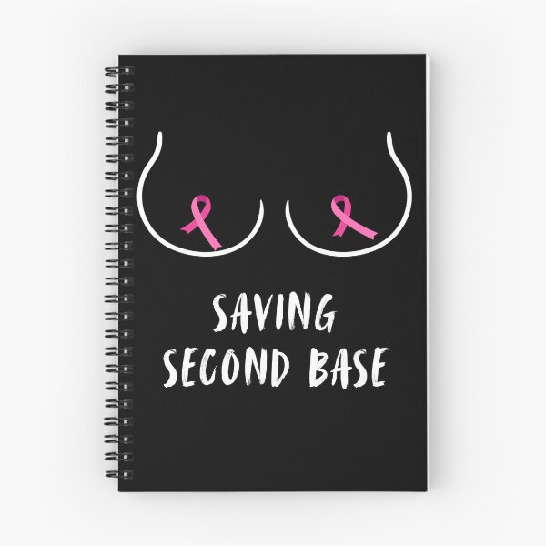 Item preview, Saving Second Base Breast Cancer Awareness Month designed and sold by Growling Seahorse.