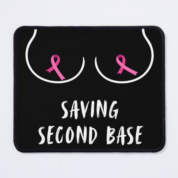 Item preview, Saving Second Base Breast Cancer Awareness Month designed and sold by Growling Seahorse.
