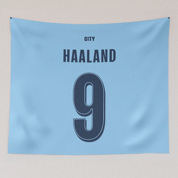 Item preview, Haaland Home Shirt 25-26 Manchester Sky Blues Citizens designed and sold by ZeroCool360.