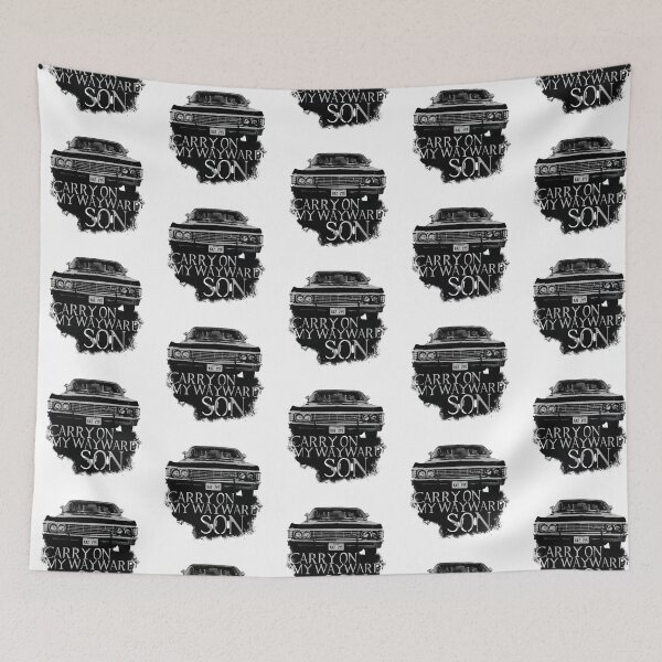Item preview, Supernatural Carry On My Wayward Son Art designed and sold by ecdato.
