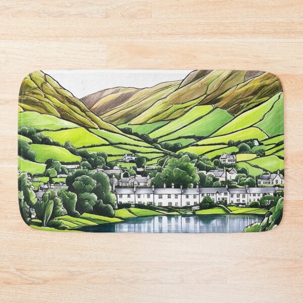 Aperçu de l'œuvre Village du Lake District créée et vendue par WildlifeInc.