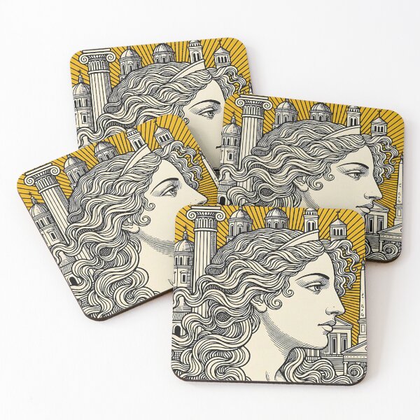 Item preview, A PROFILE OF A GREEK WOMAN designed and sold by infinitearte.