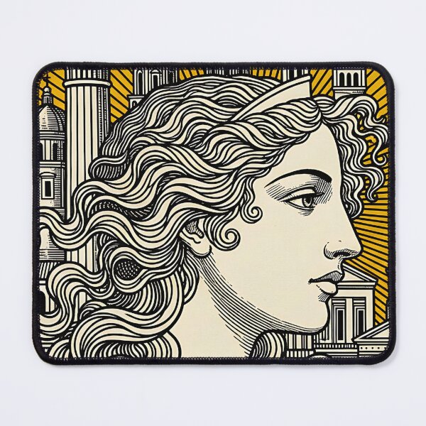 Item preview, A PROFILE OF A GREEK WOMAN designed and sold by infinitearte.
