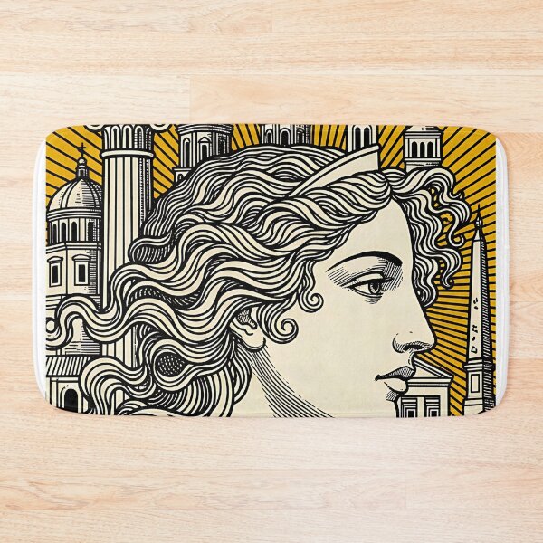 Item preview, A PROFILE OF A GREEK WOMAN designed and sold by infinitearte.