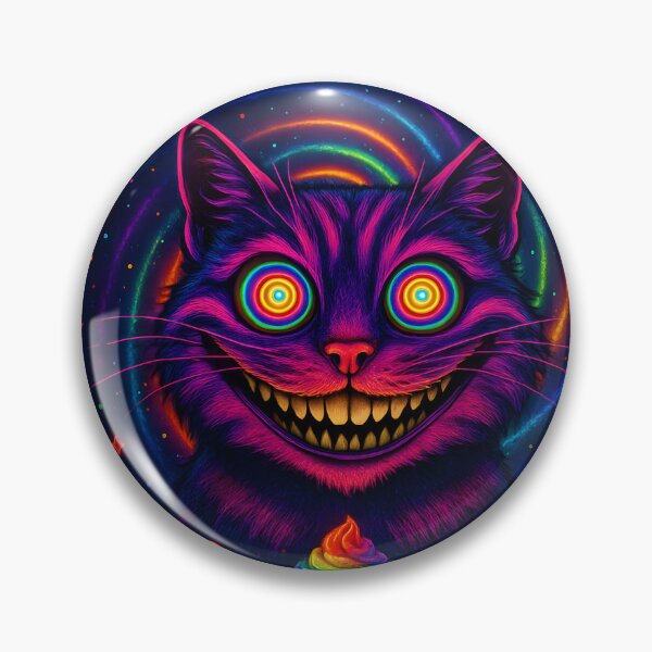 Item preview, ? Space Cakery – Psychedelic Neon Cat & Rainbow Bakery designed and sold by DuttyLion.