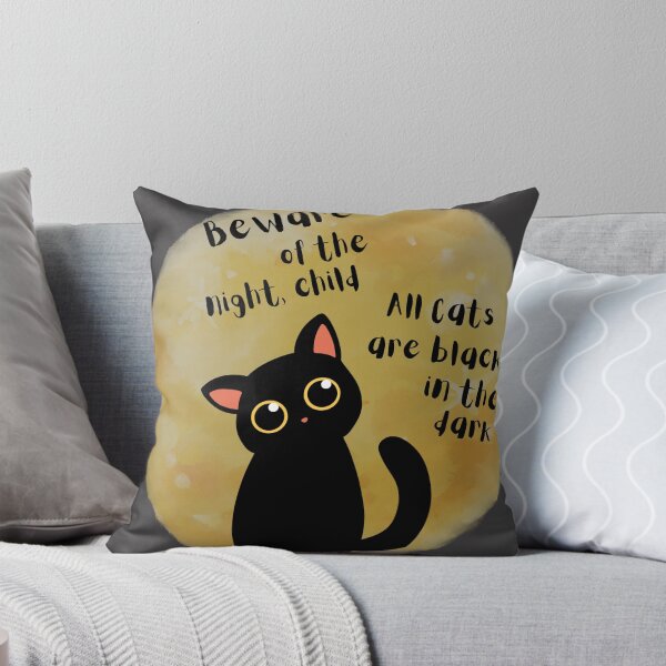 Item preview, Beware of the night child Black Cat designed and sold by BlesstB.