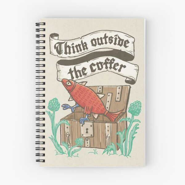 Item preview, Think Outside the Coffer – Medieval Marginalia Fish (with legs!) designed and sold by littleclyde.