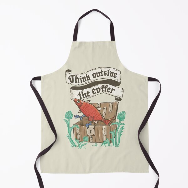 Item preview, Think Outside the Coffer – Medieval Marginalia Fish (with legs!) designed and sold by littleclyde.