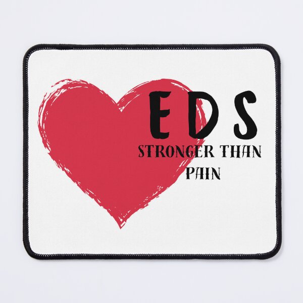 Item preview, EDS Stronger | Ehlers Danlos Syndrome Awareness Red Heart Design designed and sold by Lunaria Arts.
