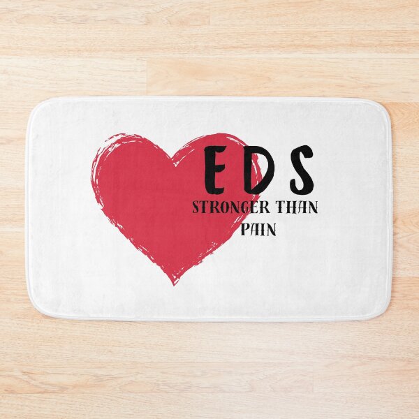 Item preview, EDS Stronger | Ehlers Danlos Syndrome Awareness Red Heart Design designed and sold by Lunaria Arts.