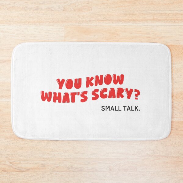 Item preview, You Know What’s Scary? Small Talk – Funny Introvert Halloween Shirt designed and sold by silly little things.