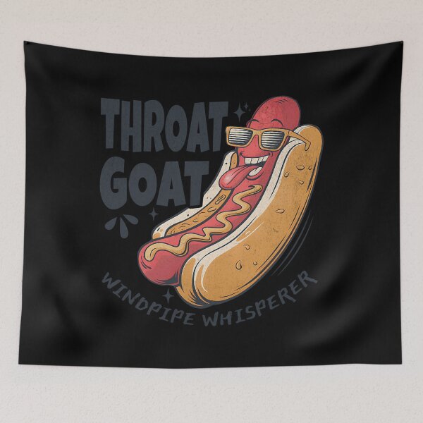Item preview, Throat Goat - Hotdog designed and sold by NicoleWats.