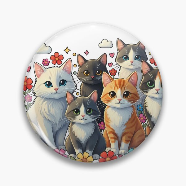 Item preview, Vibrant Vibe Cat Crew designed and sold by meesub.
