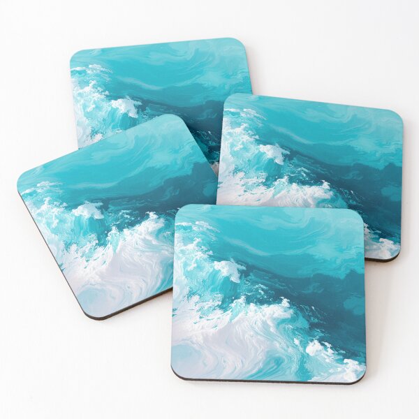 Item preview, Abstract Ocean Wave Art designed and sold by Jirka Svetlik, Studio Illuvision.