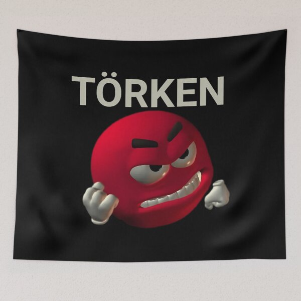 Item preview,  Turkish Red Evil Emoji German Meme designed and sold by NicoleWats.