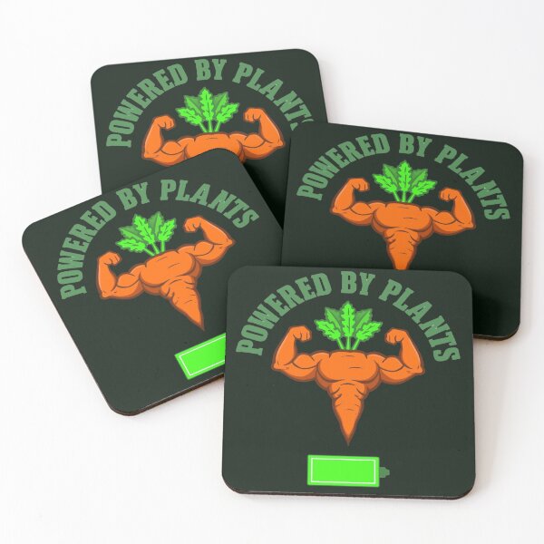 Item preview, Powered by Plants T-Shirt – Vegan Eco Lifestyle Tee for Plant Lovers designed and sold by Mythic Tide.