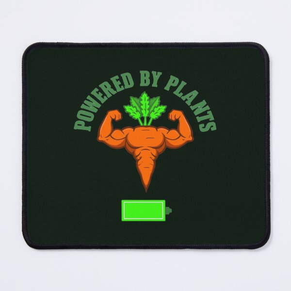 Item preview, Powered by Plants T-Shirt – Vegan Eco Lifestyle Tee for Plant Lovers designed and sold by Mythic Tide.