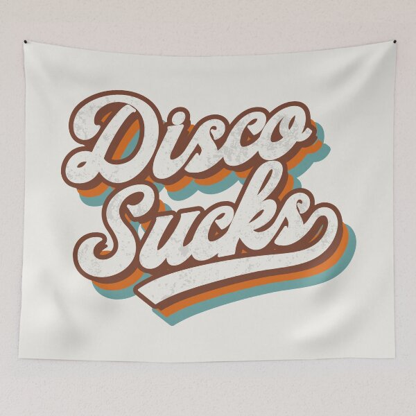 Item preview, Disco Sucks. Retro Vintage 70s  designed and sold by CoCoArt-Ua.
