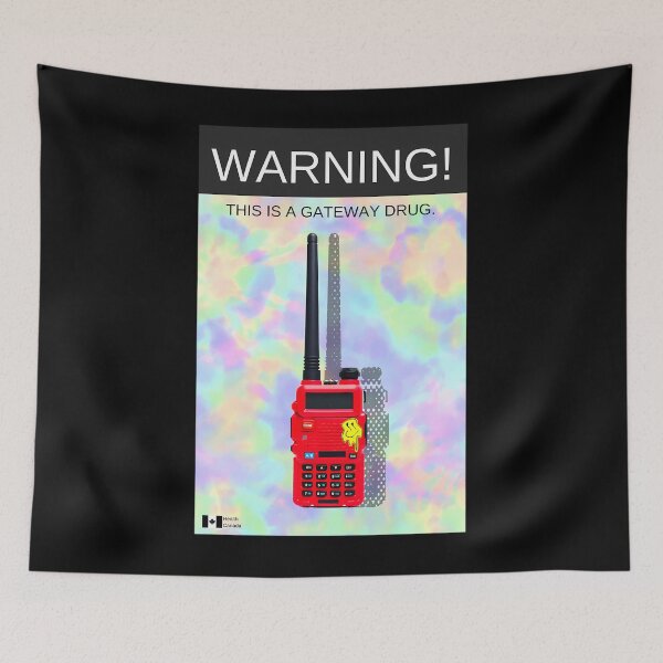 Item preview, WARNING! This Is A Gateway Drug Psychedelic Baofeng UV-5R HT Ham Radio  	 designed and sold by egeofepvnl8.