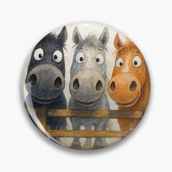 Item preview, Cute Horses ' The Fun Brigade ' Designs BY SHiRLeY MacARTHuR designed and sold by Shirley MacArthur Art.