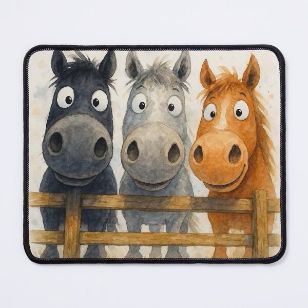 Item preview, Cute Horses ' The Fun Brigade ' Designs BY SHiRLeY MacARTHuR designed and sold by Shirley MacArthur Art.