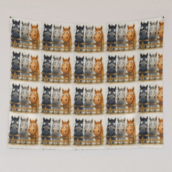 Item preview, Cute Horses ' The Fun Brigade ' Designs BY SHiRLeY MacARTHuR designed and sold by Shirley MacArthur Art.